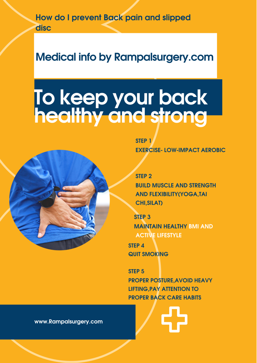 How do I prevent Back Pain and Slipped Disc by Dr Sanjiv Rampal of Rampalsurgery Kuala Lumpur